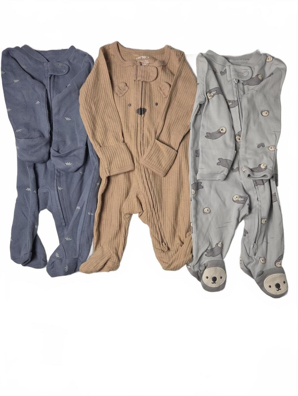 Carter's Baby Footed Sleepers - Set of 3